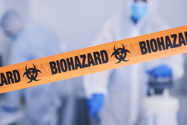 Professional Biohazard technician working in Warrington, FL